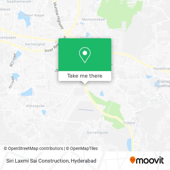 Siri Laxmi Sai Construction map