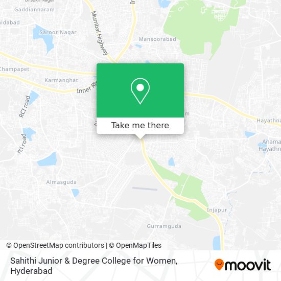 Sahithi Junior & Degree College for Women map