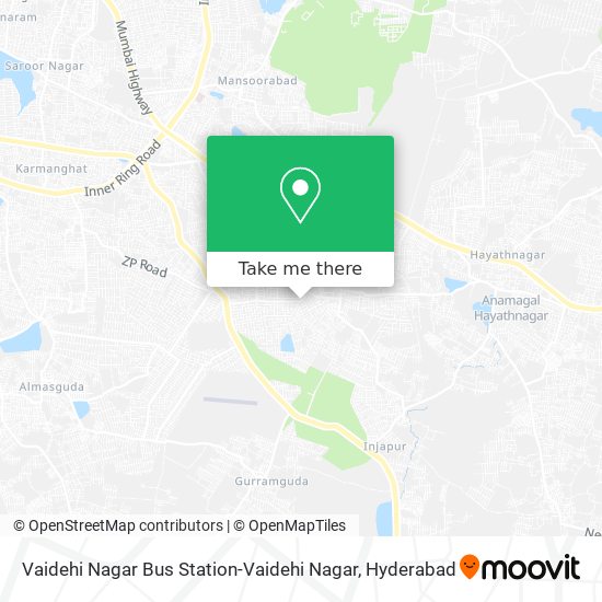 Vaidehi Nagar Bus Station-Vaidehi Nagar map