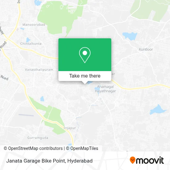 Janata Garage Bike Point map