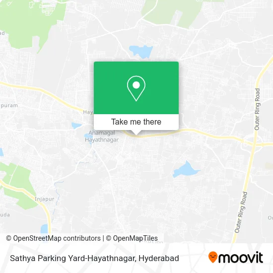Sathya Parking Yard-Hayathnagar map