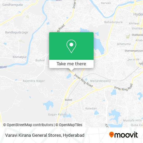 Varavi Kirana General Stores map