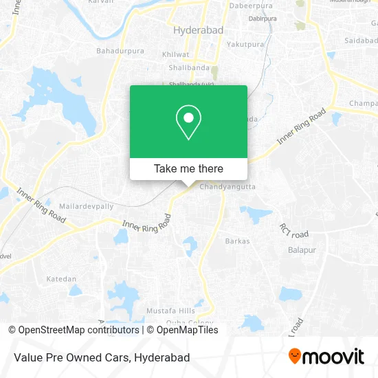 Value Pre Owned Cars map