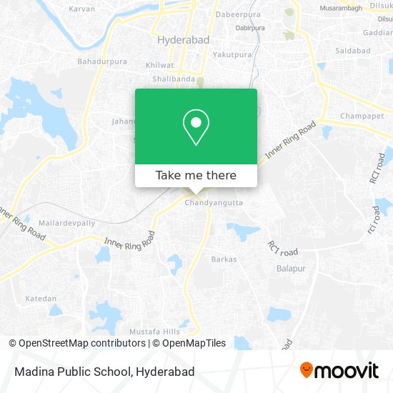 Madina Public School map