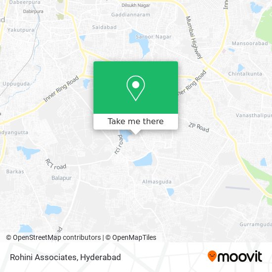 Rohini Associates map