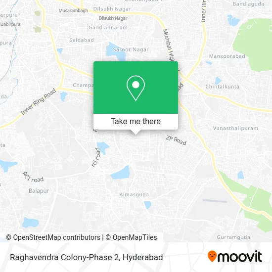 Raghavendra Colony-Phase 2 map