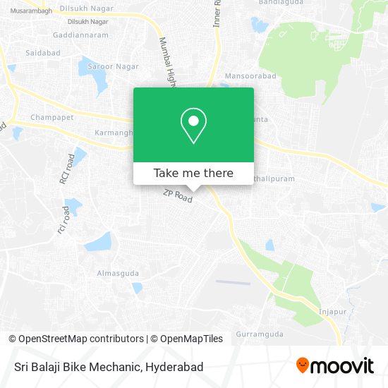 Sri Balaji Bike Mechanic map