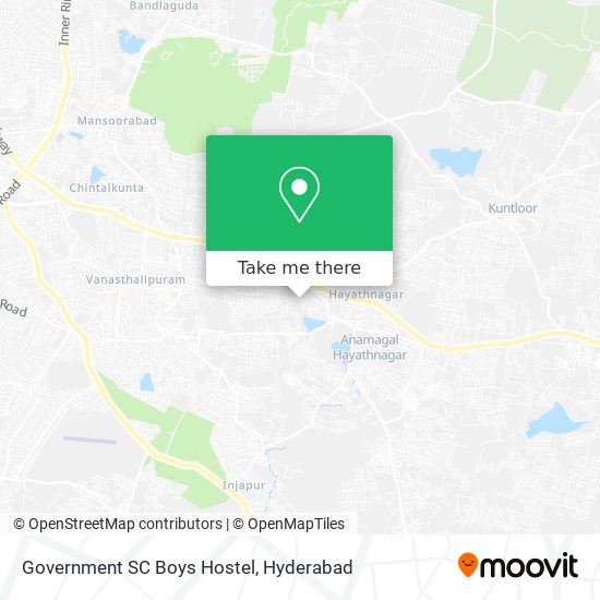 Government SC Boys Hostel map