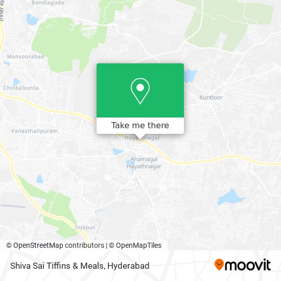 Shiva Sai Tiffins & Meals map