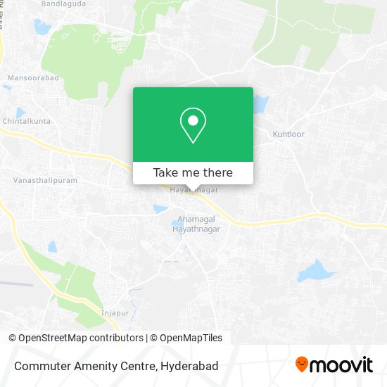 Commuter Amenity Centre map