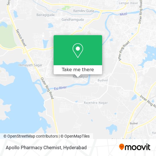 Apollo Pharmacy Chemist map