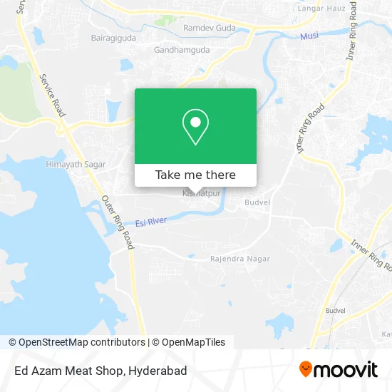 Ed Azam Meat Shop map