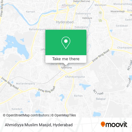 Ahmidiyya Muslim Masjid map