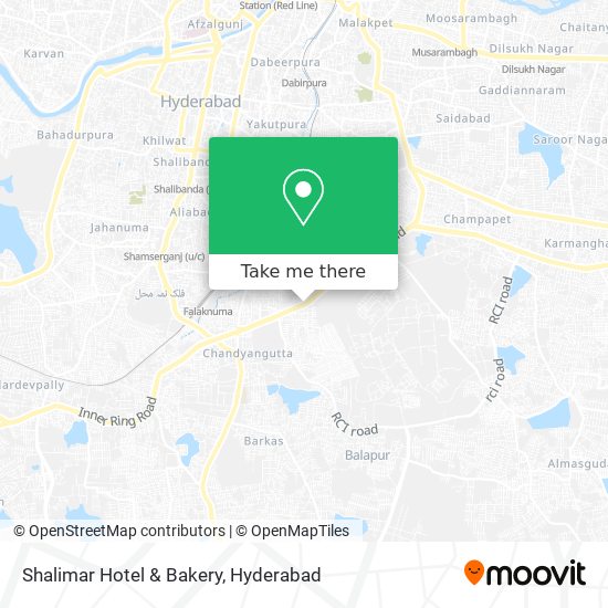 Shalimar Hotel & Bakery map