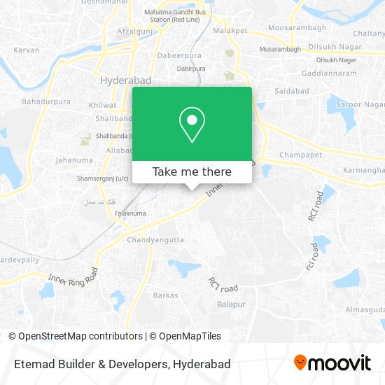 Etemad Builder & Developers map