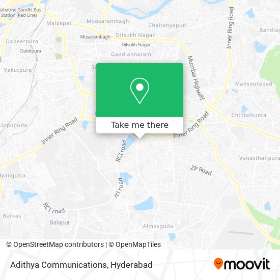 Adithya Communications map