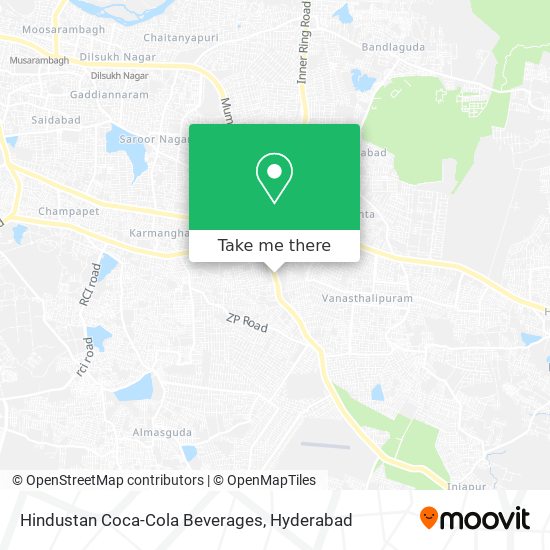 Hindustan Coca-Cola Beverages map