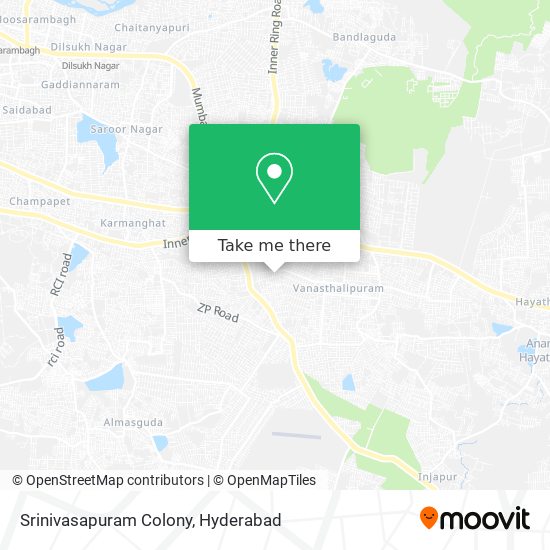 Srinivasapuram Colony map