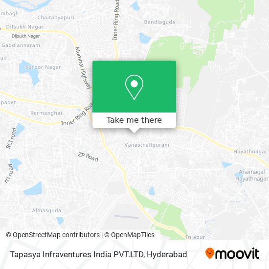 Tapasya Infraventures India PVT.LTD map