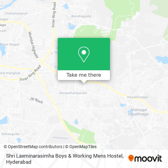 Shri Laxminarasimha Boys & Working Mens Hostel map