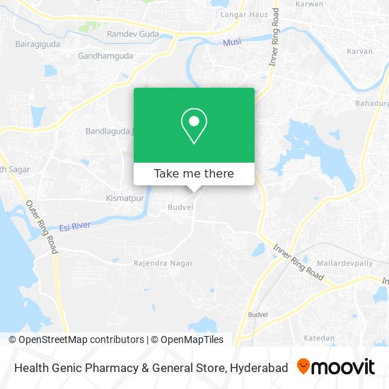Health Genic Pharmacy & General Store map