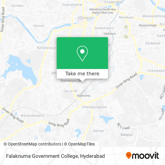 Falaknuma Government College map