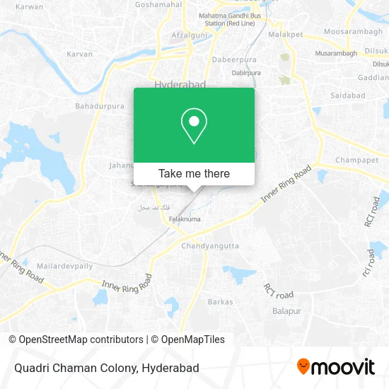 Quadri Chaman Colony map