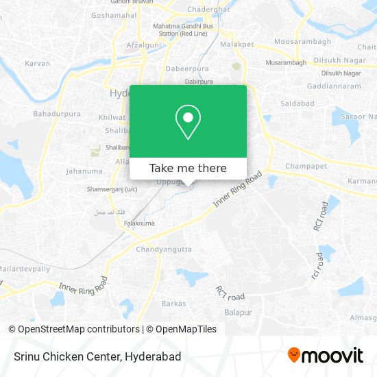 Srinu Chicken Center map