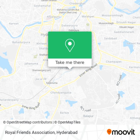 Royal Friends Association map