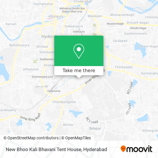 New Bhoo Kali Bhavani Tent House map