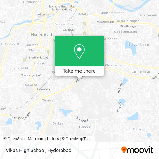 Vikas High School map