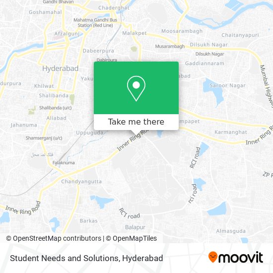 Student Needs and Solutions map