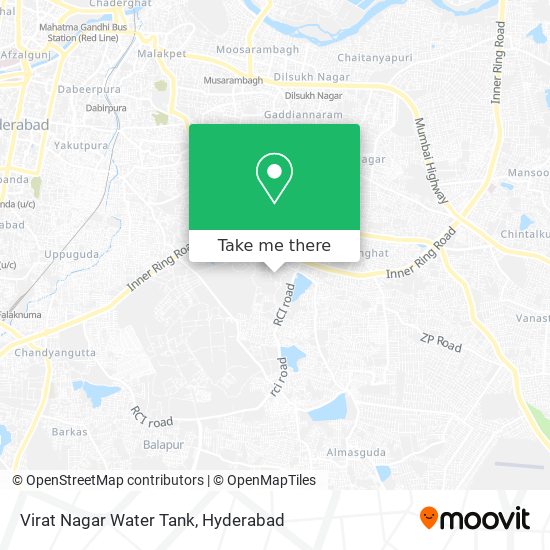 Virat Nagar Water Tank map