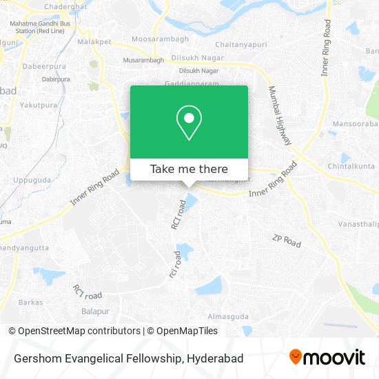 Gershom Evangelical Fellowship map