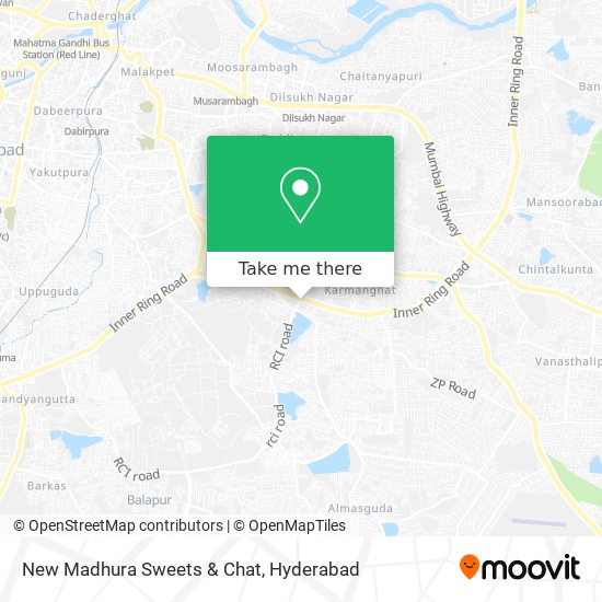 New Madhura Sweets & Chat map