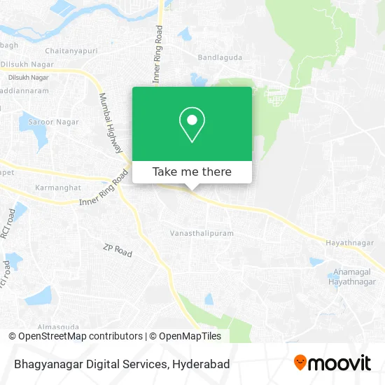 Bhagyanagar Digital Services map