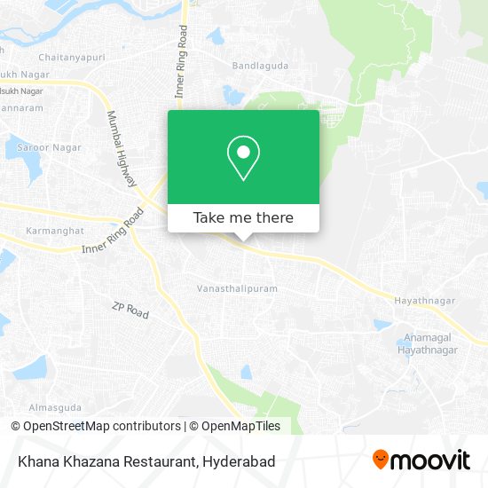 Khana Khazana Restaurant map