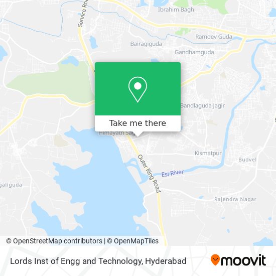 Lords Inst of Engg and Technology map