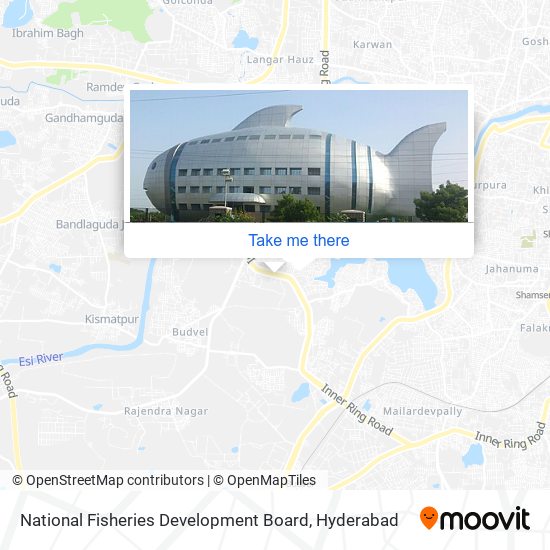 National Fisheries Development Board map