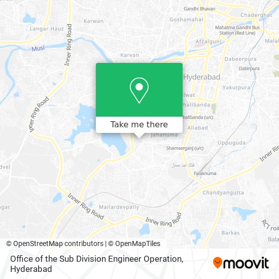 Office of the Sub Division Engineer Operation map