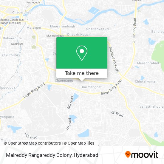 Malreddy Rangareddy Colony map