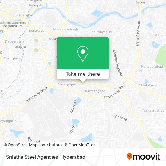 Srilatha Steel Agencies map