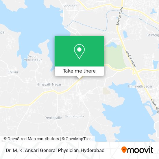 Dr. M. K. Ansari General Physician map