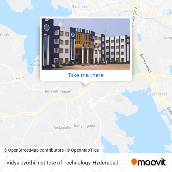 How to get to Vidya Jyothi Institute of Technology in Ranga Reddy by Bus?