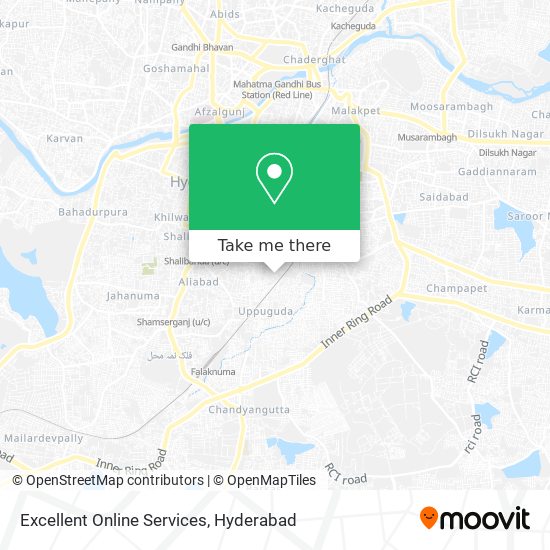 Excellent Online Services map