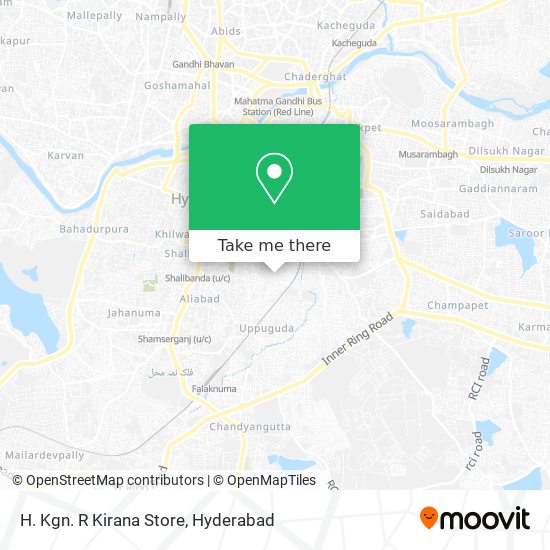 H. Kgn. R Kirana Store map