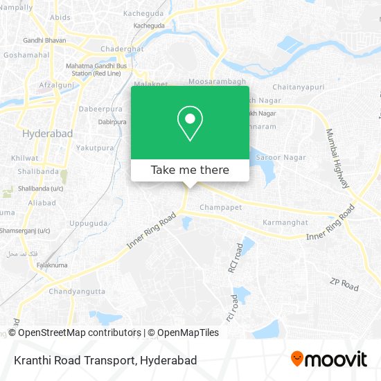 Kranthi Road Transport map