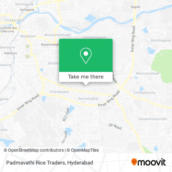 Padmavathi Rice Traders map