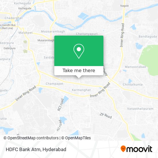 HDFC Bank Atm map