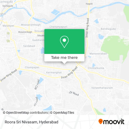 Roora Sri Nivasam map